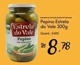 Giassi Supermercados Pepino estrela do vale oferta