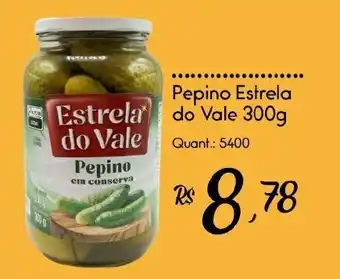 Giassi Supermercados Pepino estrela do vale oferta
