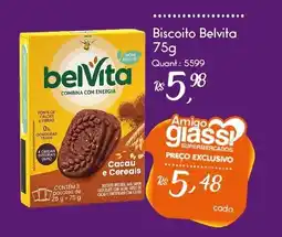 Giassi Supermercados Biscoito belvita cacao e cereais oferta