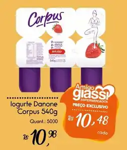 Giassi Supermercados logurte danone corpus oferta