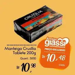 Giassi Supermercados Manteiga cruzilia oferta