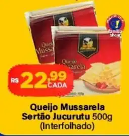 Super Show Queijo Mussarela Sertão Jucurutu oferta