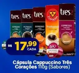 Super Show Cápsula Cappuccino Três Corações oferta