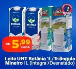 Super Show Leite uht betânia 1l/triângulo mineiro 1l oferta