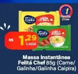 Super Show Massa instantânea Felítá Chef oferta