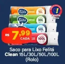Super Show Saco para lixo felita clean oferta