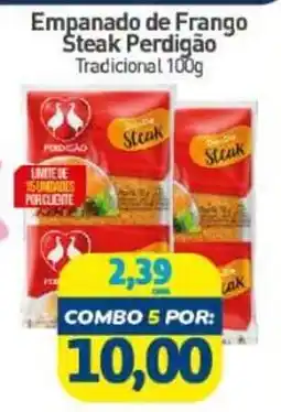 Rede Bom Lugar Empanado de Frango Steak Perdigão Tradicional oferta