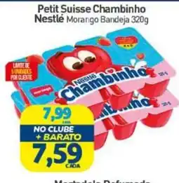 Rede Bom Lugar Petit Suisse Chambinho Nestlé Morango oferta