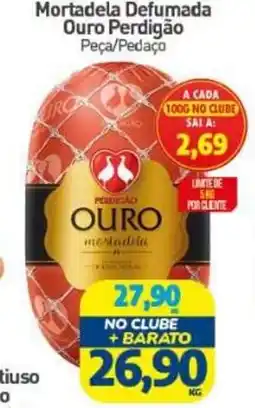 Rede Bom Lugar Mortadela Defumada Ouro Perdigão oferta