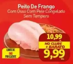 Rede Bom Lugar Peito De Frango Com Ossocom Pele Congelado Sem Tempero oferta