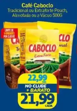 Rede Bom Lugar Café caboclo tradicional ou extra forte pouch oferta
