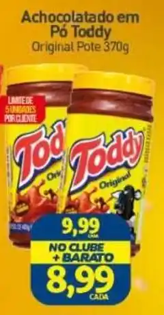 Rede Bom Lugar Achocolatado em Pó Toddy Original oferta