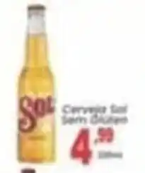 Primor Supermercado Cerveja Sol Sem Gás oferta