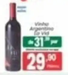 Primor Supermercado Vinho Argentino La Vid oferta