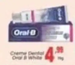 Primor Supermercado Creme Dental Oral B White oferta