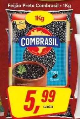 Rede Supermarket Feijão Preto Combrasil - 1Kg oferta