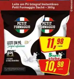 Rede Supermarket Leite em Pó Integral Instantâneo Petit Formaggio Sachê - 360g oferta