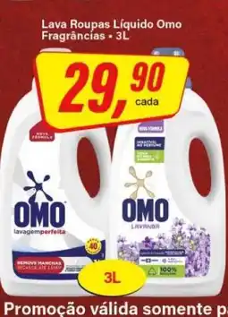 Rede Supermarket Lava Roupas Líquido Omo Fragrâncias oferta
