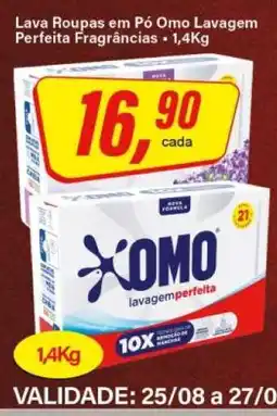 Rede Supermarket Lava Roupas em Pó Omo Lavagem Perfeita Fragrâncias oferta