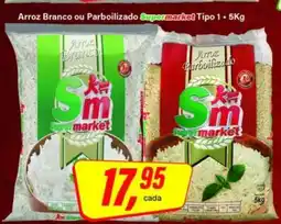 Rede Supermarket Arroz Branco ou Parboilizado Supermarket Tipo 1 - 5Kg oferta