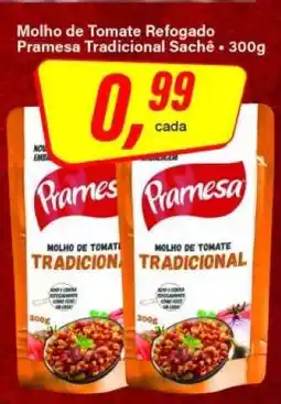 Rede Supermarket Molho de Tomate Refogado Pramesa Tradicional Sachê oferta