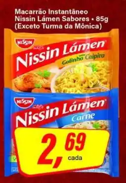 Rede Supermarket Nissin Lámen Sabores oferta