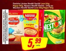 Rede Supermarket Farinha Láctea Nestlé Sachê oferta