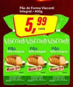 Rede Supermarket Pão de Forma Visconti Integral oferta