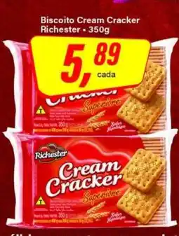 Rede Supermarket Biscoito Cream Cracker Richester oferta