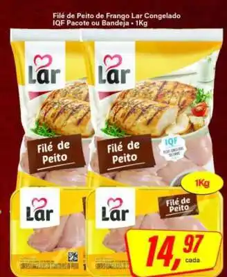 Rede Supermarket Filé de Peito de Frango Lar Congelado oferta