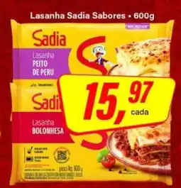 Rede Supermarket Lasanha Sadia Sabores oferta
