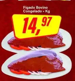Rede Supermarket Fígado bovino congelado oferta