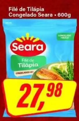 Rede Supermarket Filé de Tilápia Congelado Seara - 600g oferta