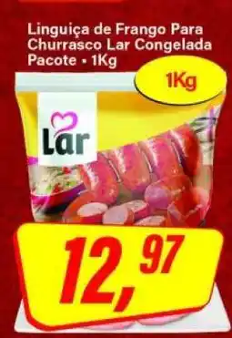 Rede Supermarket Linguiça de Frango Para Churrasco Lar Congelada Pacote oferta