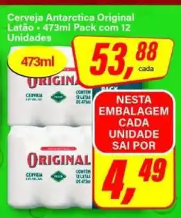 Rede Supermarket Cerveja Antarctica Original Latão oferta