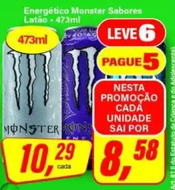 Rede Supermarket Energético Monster Sabores oferta