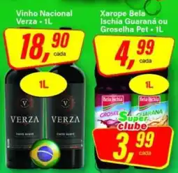 Rede Supermarket Xarope Bela Ischia Guaraná ou Groselha Pet oferta