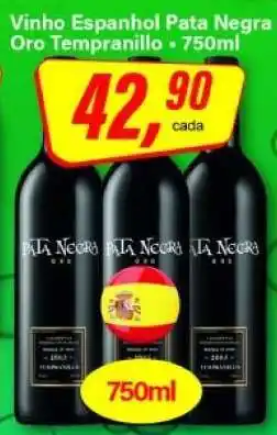 Rede Supermarket Vinho Espanhol Pata Negra Oro Tempranillo oferta