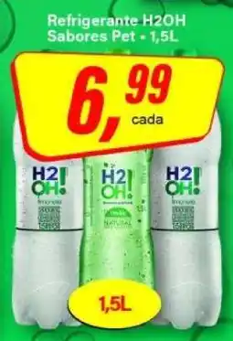 Rede Supermarket Refrigerante H2OH Sabores Pet oferta