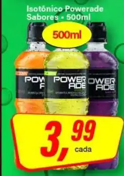 Rede Supermarket Isotônico Powerade Sabores oferta