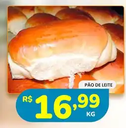 Supermercado Bergamini pão de leite oferta