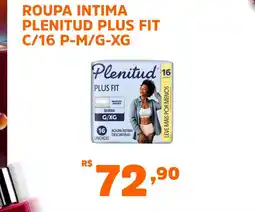 Supermercados Pague Menos Roupa íntima plenitud plus fit oferta