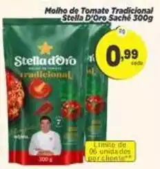 Amarelinha Supermercados Molho de tomate tradicional stella d'oro sachê oferta