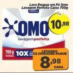 Amarelinha Supermercados Lava Roupas em Pó Omo oferta