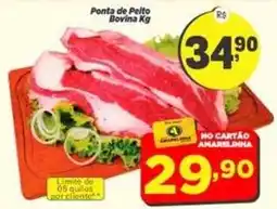 Amarelinha Supermercados Ponta de Peito Bovina oferta