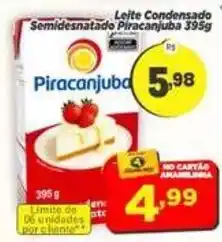 Amarelinha Supermercados Leite Condensado Semidesnatado Piracanjuba oferta