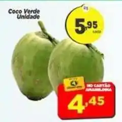 Amarelinha Supermercados Coco verde oferta