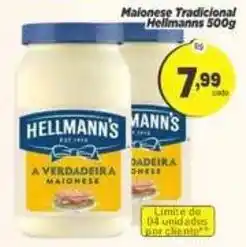 Amarelinha Supermercados Maionese tradicional hellmann's oferta