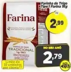 Amarelinha Supermercados Farina de trigo tradicional oferta