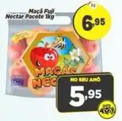 Amarelinha Supermercados Maçã Fuji Nectar Pacote 1kg oferta